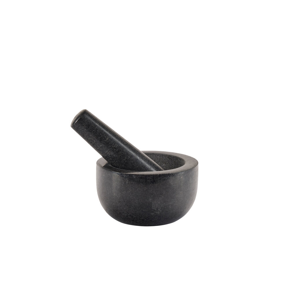 Morter med pestle, small - Sort